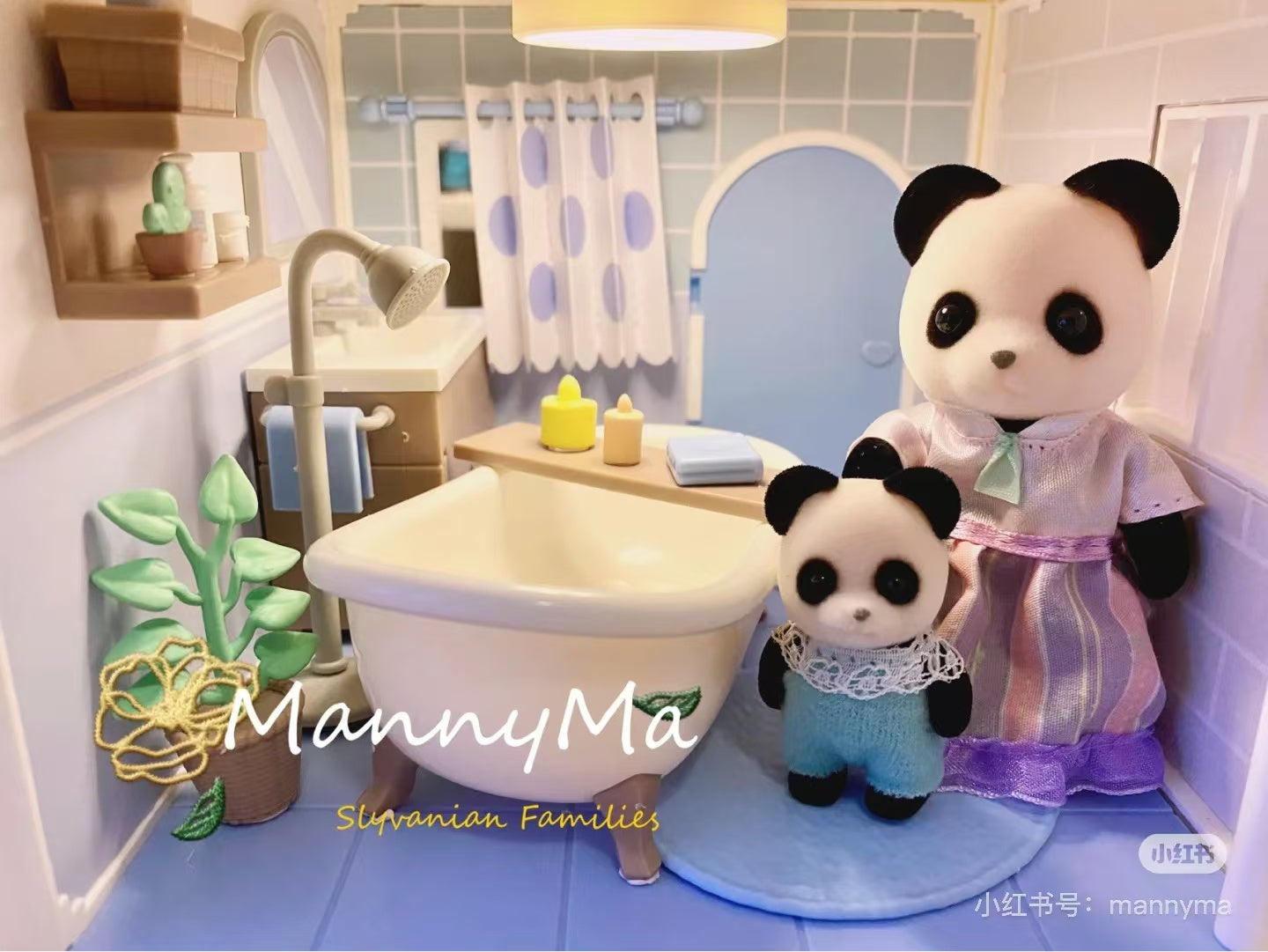 SylvanianFamilies|Pookie Panda Family-5529