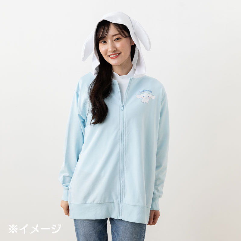 Sanrio|Cinnamoroll Plump Cheeks Zip-up Hoodie