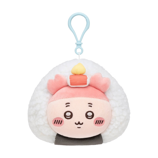 chiikawa|Onigiri Mascot Holder /Plush Keychain|H100 x W120 x D90 mm approx.