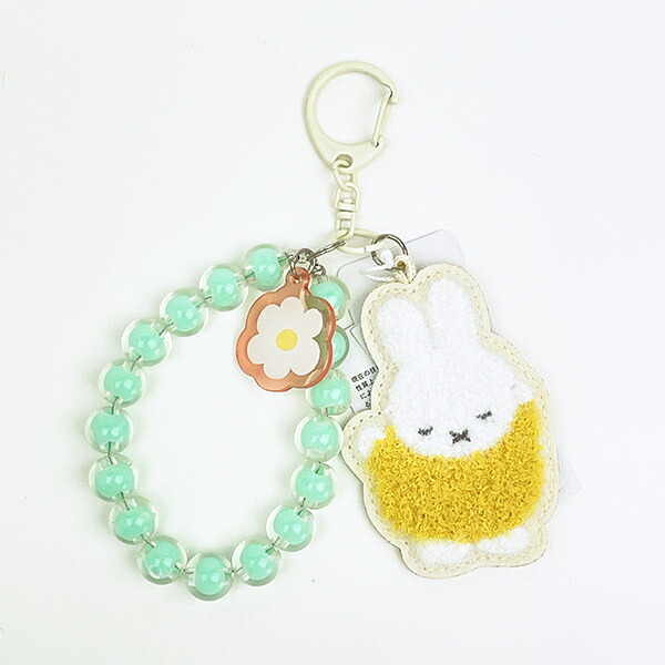 Miffy|Bijou Series Goodnight Patch Keychain|6.6cm x 4.5cm x 0.5cm approx.