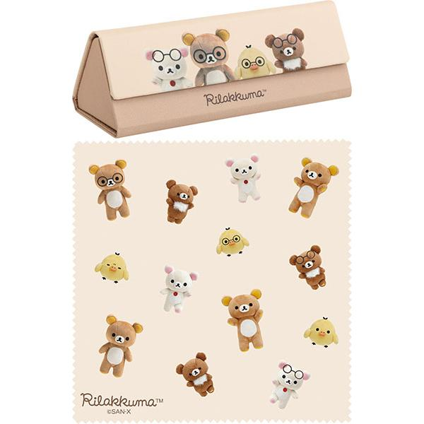 Rilakkuma|Photo Series Folding Glasses Case & Cloth|60×160×60mm approx.