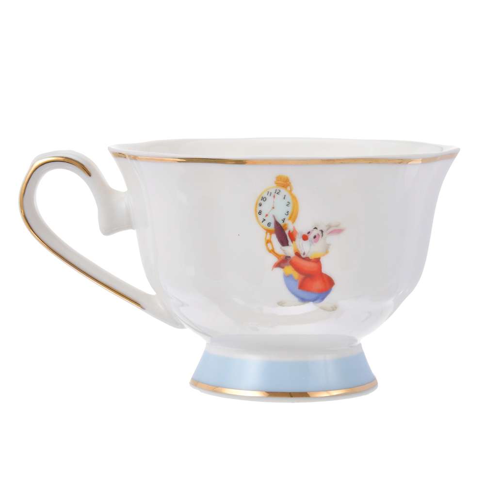Disney|爱丽丝梦游仙境Alice Sweet Garden甜蜜花园茶会特辑超美水色杯盘组/超美礼物盒|杯約 高さ6.5×幅12.2×奥行き9.5(cm)