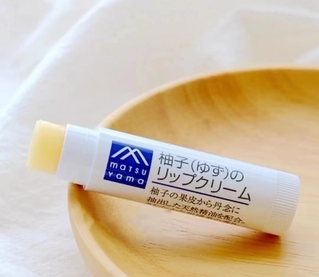 Matsu yama松山油脂|清新柚子香/保湿/滋润唇膏|4g