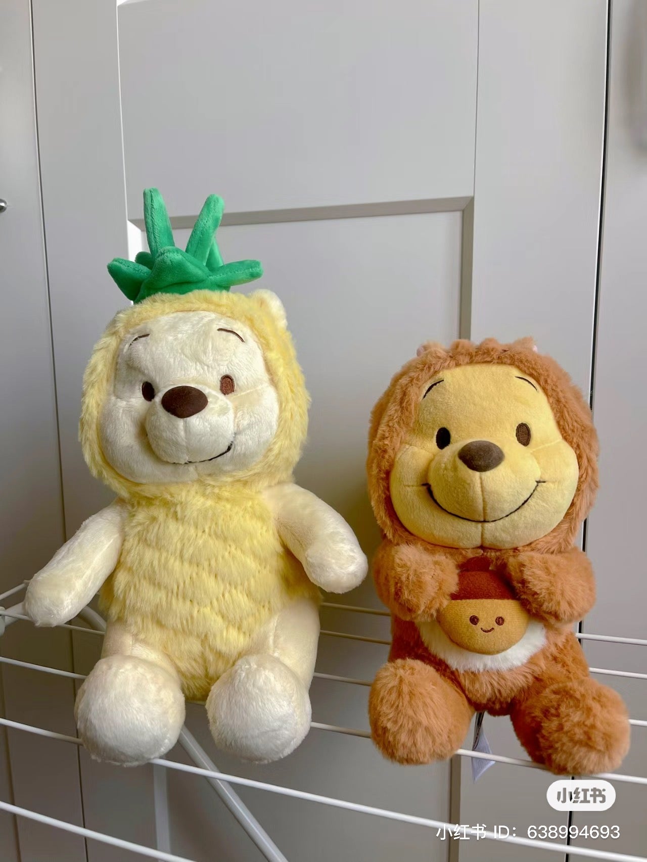 Disney SH|松鼠噗噗/维尼公仔/玩偶/帽帽可脱|S号