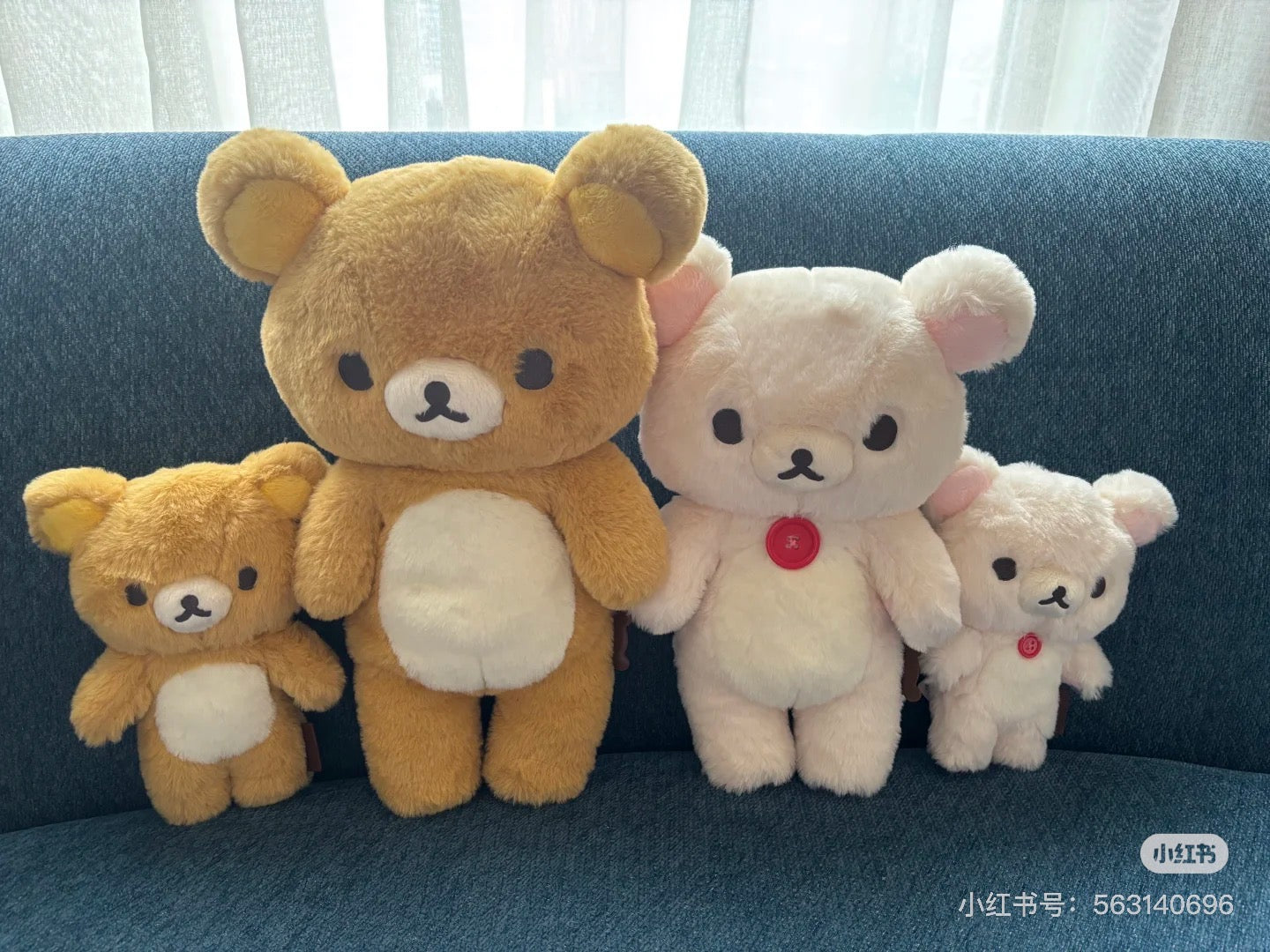 Rilakkuma轻松熊|San-X Plush Toy (M)/Wonderful House-Korilakkuma奇妙屋毛茸茸小白熊中号玩偶/公仔|约345×230×125mm