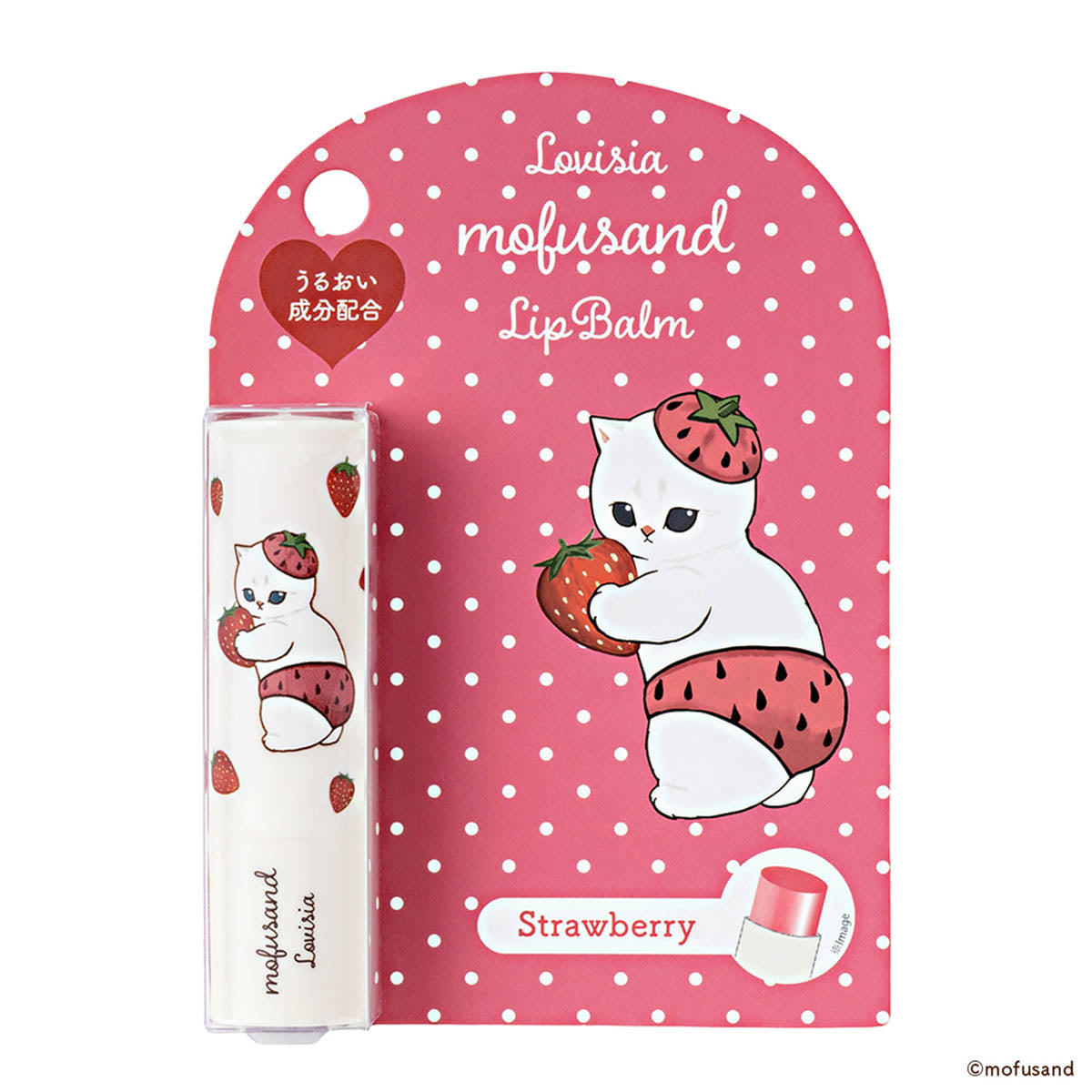 Mofusand|Lovisia Lip Balm|H120 x W86 x D22mm approx