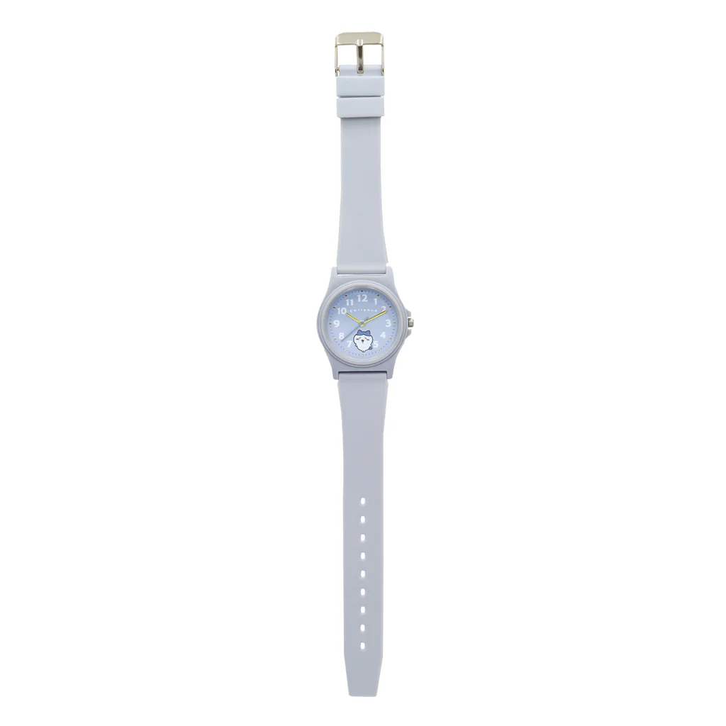 Chiikawa 吉伊卡哇|每次看时间都能看到宝宝/可爱角色清新马卡龙色PVC手表|约H238 x W18