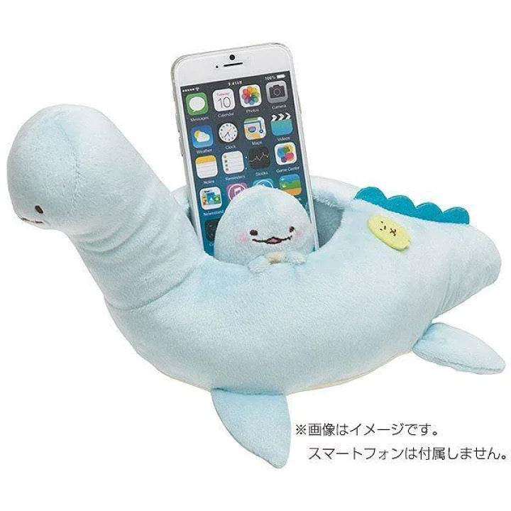 Sumikko gurashi角落生物|水龙宝宝玩偶式手机放置器/置物器/收纳摆件|约130 x 200 x 330 mm