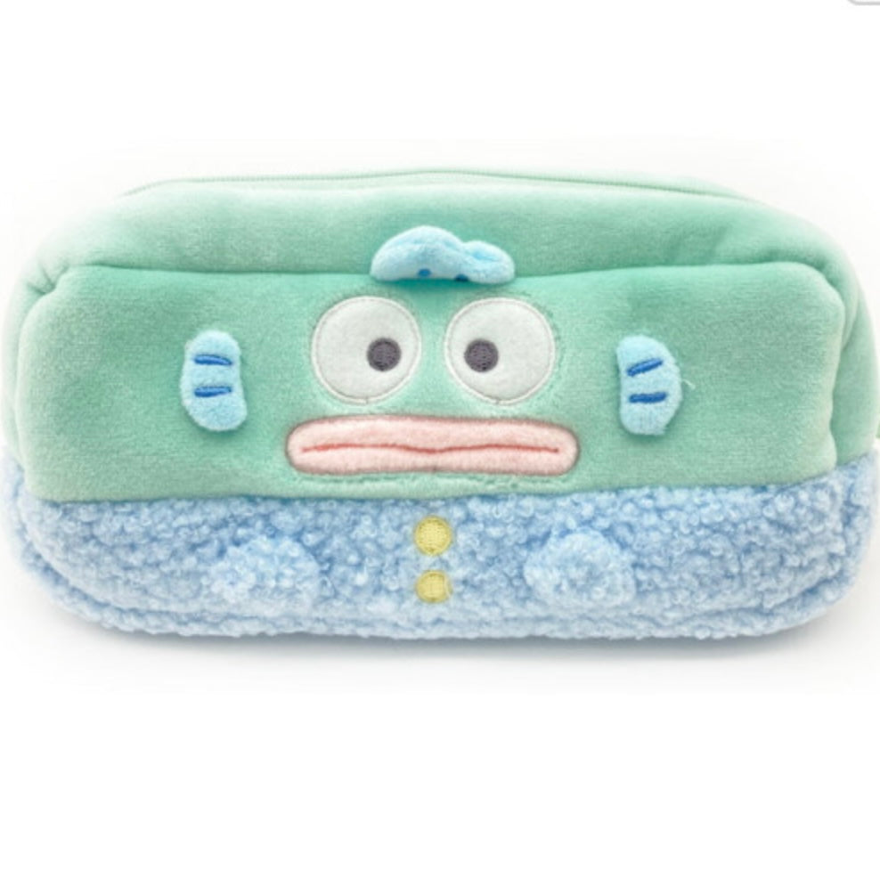 Sanrio三丽鸥|丑鱼毛茸茸笔袋/背面小尾巴|
约H85×W185×D50mm