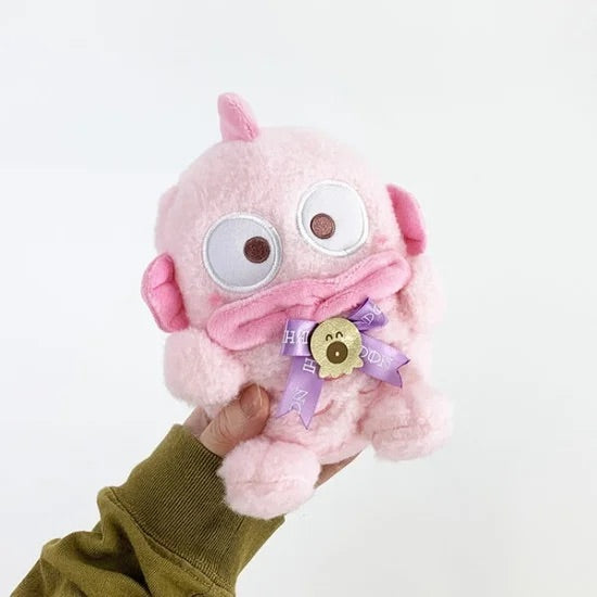 Sanrio|Hangyodon Pink Bithday Sitting Plush Dolls/Plush Toy|H18.5×W15×D15cm approx.