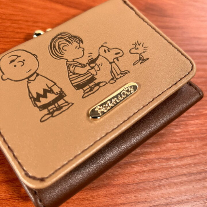 Snoopy史努比|皮质感多用钱包/皮夹|约H:80mm×W:95mm×D:30mm