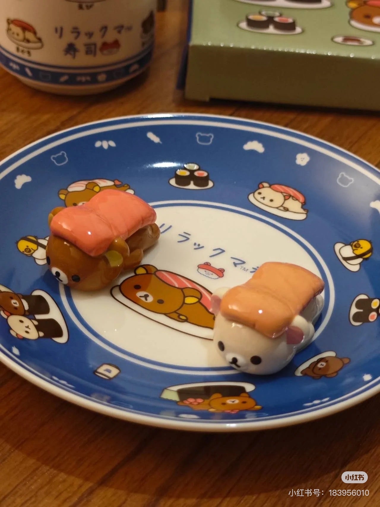Rilakkuma|Anytime Sushi Porcelain Chopstick Rest|22×31×45mm approx.