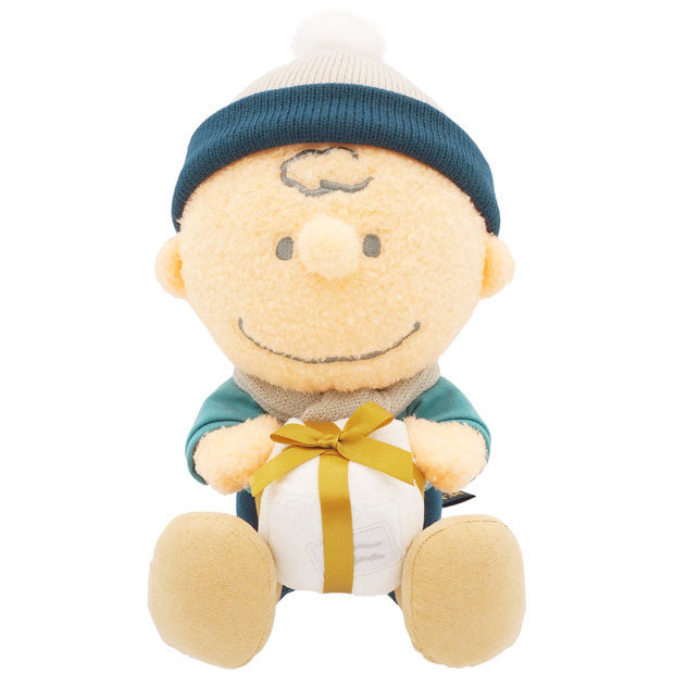 Snoopy|usj冬日限定HAPPINESS IS FINDING完美礼物系列查理公仔/玩偶|約W17cm×H25cm×D16.3cm