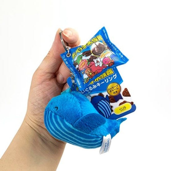 たべっ子水族館|动物饼干系列限定挂件/动物饼干模型可以捏捏|约6cm×7.5cm×9.5cm