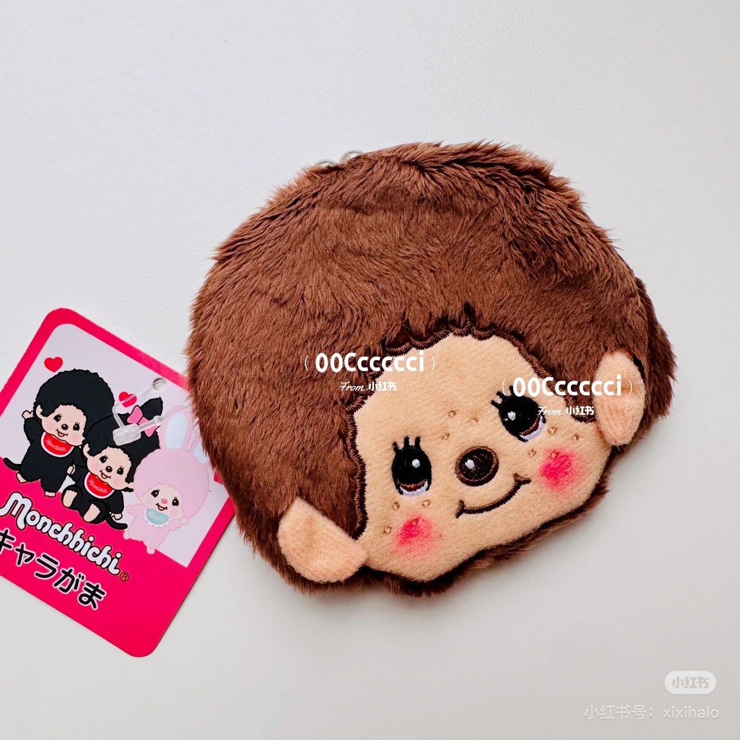 Monchhichi|Mascot Coin Case|H9.7 x W10 x D1.5cm approx.