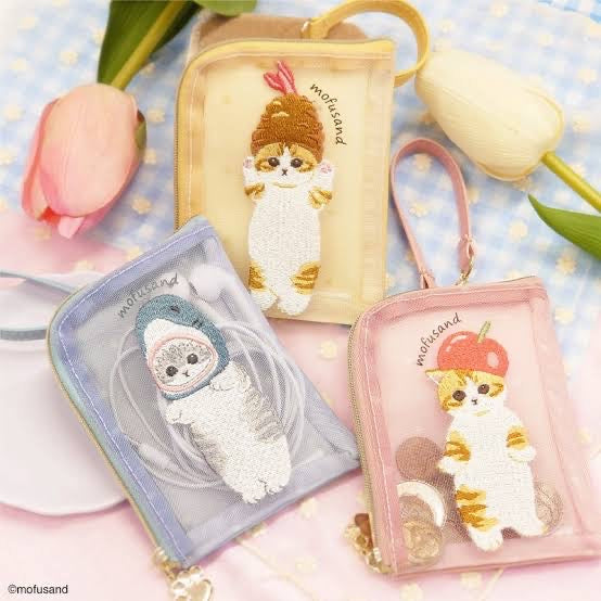 Mofusand| Card Holder & Multi Pouch|H125×W80×D15mm approx.