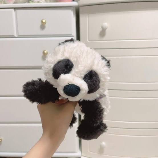 Nici|大容量毛茸茸熊猫panda笔袋|约30x8cm