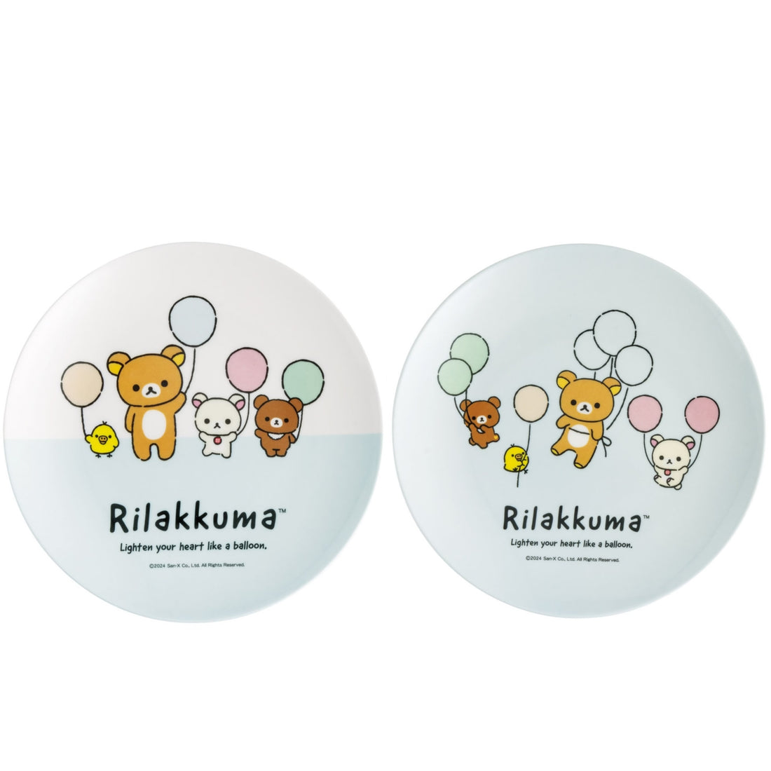 Rilakkuma|Main Plate Rilakkuma Skater Plate|Approx. 200 mm in diameter x 17 mm in height