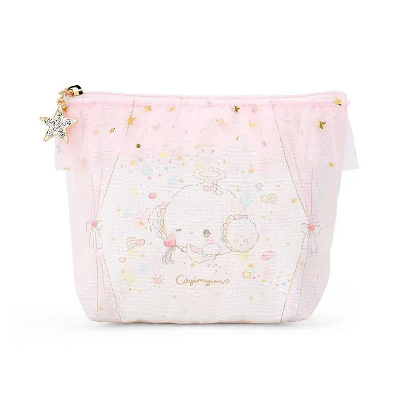 Sanrio|Pouch - Cogimyun / Angel Play Party小麦云粉精灵天使系列粉色纱纱化妆包/收纳包|约15×5×12cm