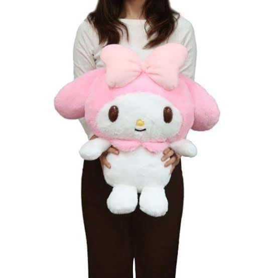 Sanrio|美乐蒂半身大小毛绒玩偶/公仔|L号/约52x28x43 cm