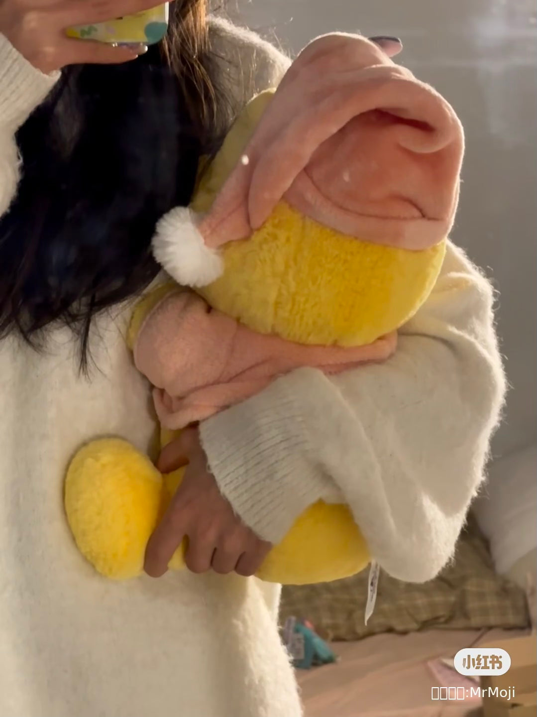 Disney SH|winnie the pooh居家维尼/晚安睡帽噗噗大玩偶