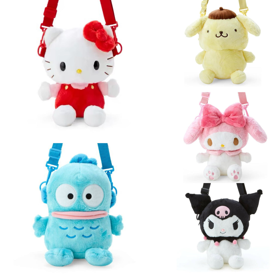 Sanrio|超柔软人物大赏毛绒背包式玩偶/公仔|约 26×11×22cm