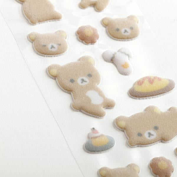 Rilakkuma|Marshmallow 3D Stickers|200×60mm approx.