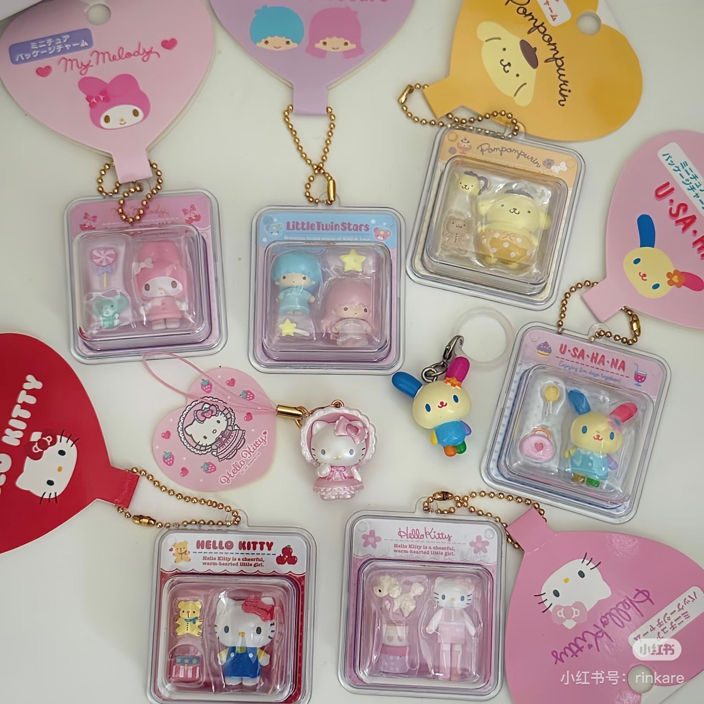 【limit 1】Sanrio|Miniature Package Charm/ Miniature Toy| 4.8 x 2 x 5.5cm approx.