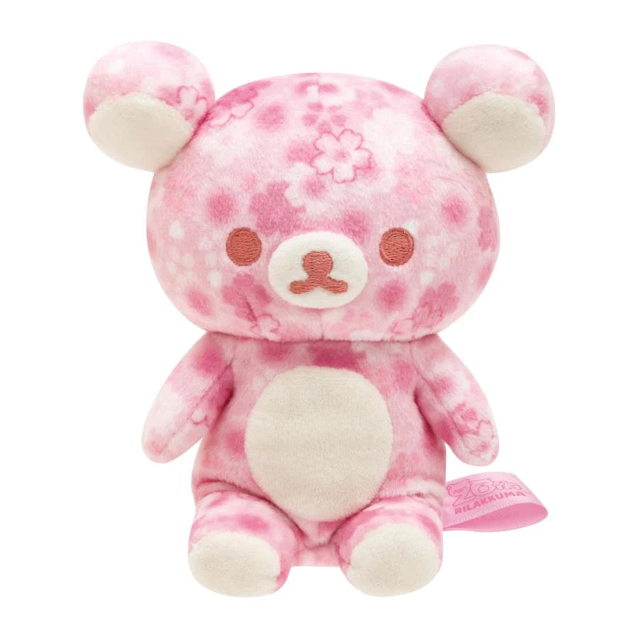 Rilakkuma轻松熊|20周年colors樱花限定熊mini公仔/零钱包|约130×110×60mm
