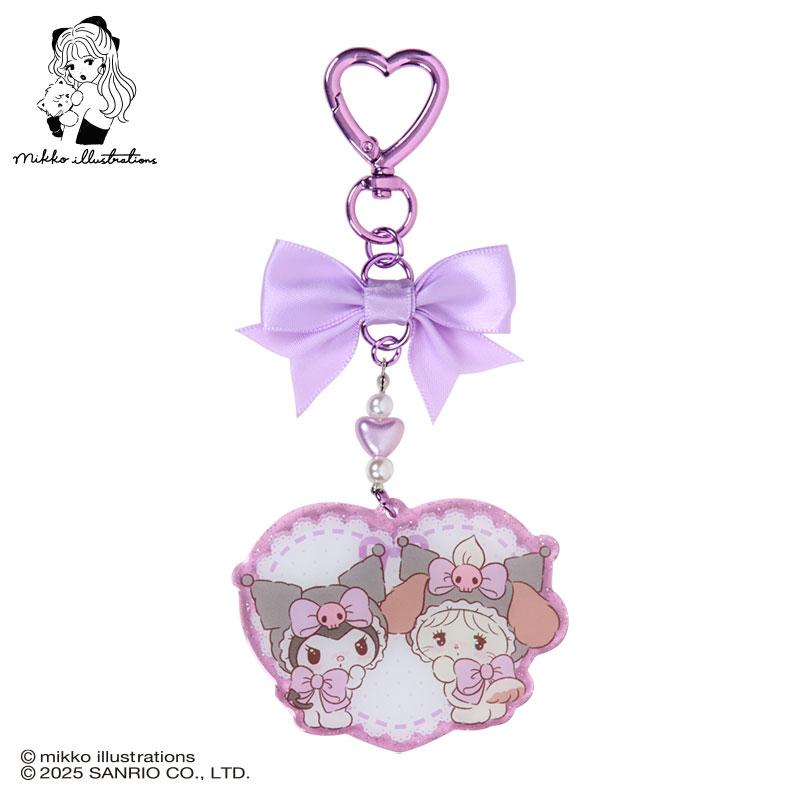 Sanrio|Mikko Illustrations Characters Acrylic Keychain|7.5cmx 5cm approx.