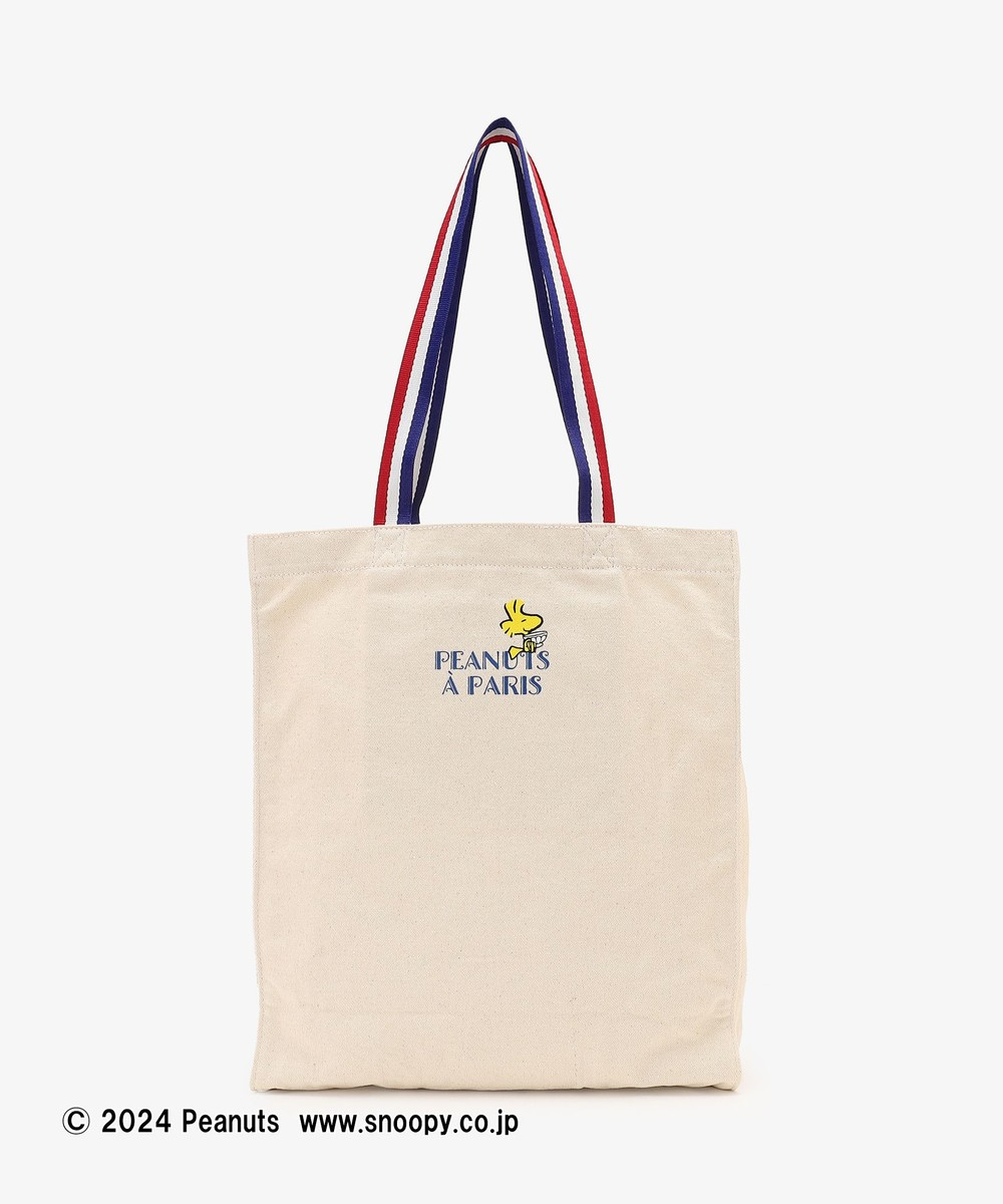 Snoopy史努比|PEANUTS x Afternoon Tea下午茶联名巴黎铁塔系列双面印花帆布包