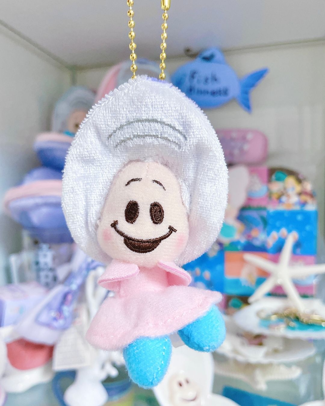 Disney|Young Oyster Plush mini Keychain牡蛎宝宝毛绒挂件/包挂|约H9×W5.5×D3cm