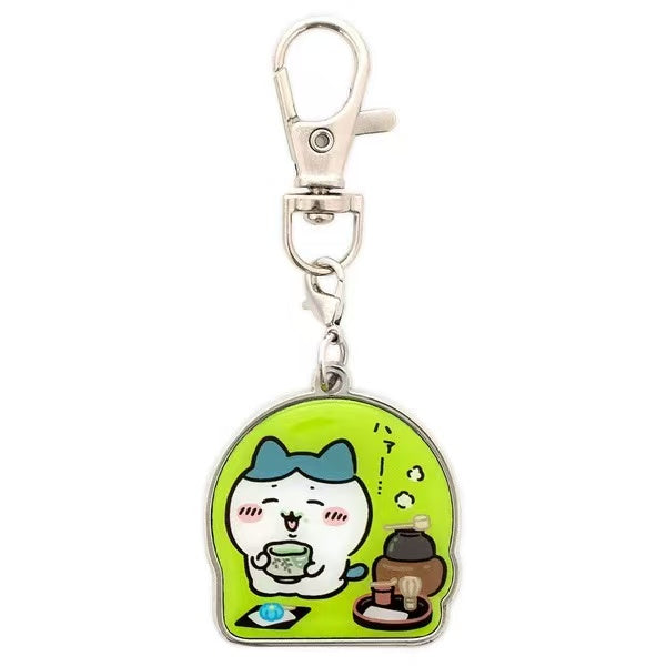 chiikawa|Fushimi Matcha Metal Charm Keychain| H85 x W30mm approx.