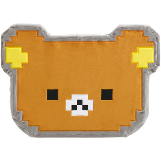 Rilakkuma|Gaming Pixel Art Cushion Die-cut| 320×450×60mm approx.
