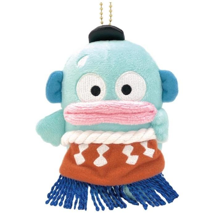 Sanrio|Hangyodon 40th Anniversary Limited Series Mascot Holder /Plush Keychain|H22cm Approx.
