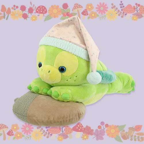 Disney迪士尼|2024东迪秋日睡衣派对Olu小龟毛绒趴趴抱枕