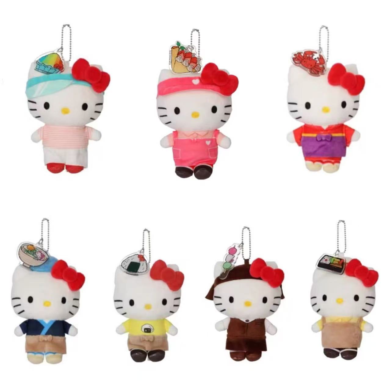 Hello Kitty|avail food Mascot Holder /Plush Keychain