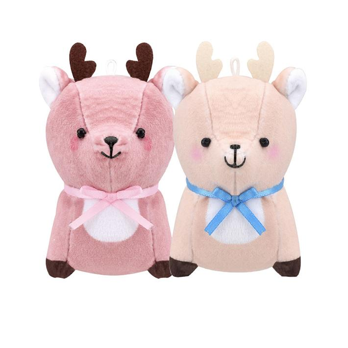 Nico Nui|Obakane Nico Nui Keychain幽幽家族可爱角色磁吸毛绒玩偶钥匙扣/挂件/1对|约15cm×13.5cm×6cm