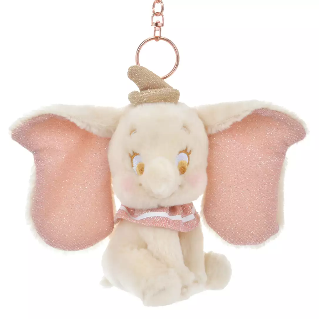 Disney迪士尼 |Plush Keychain Winter Shiny Color 东迪2024冬日金色闪亮系列毛绒玩偶钥匙扣挂件/包挂|约H12×W11×D9cm