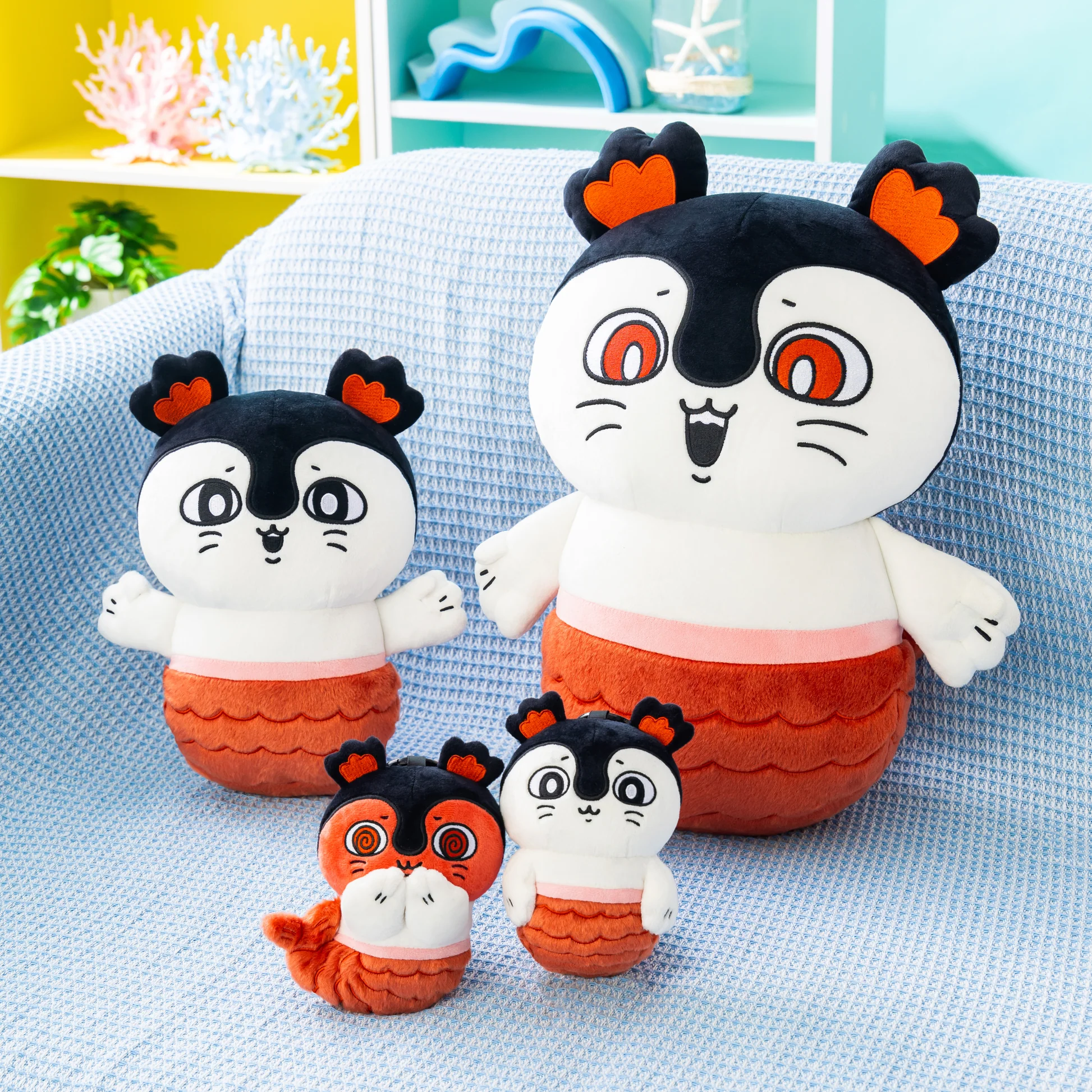 chiikawa|Movie Mascot Holder /Plush Keychain|H110 x W90 x D50 mm approx.