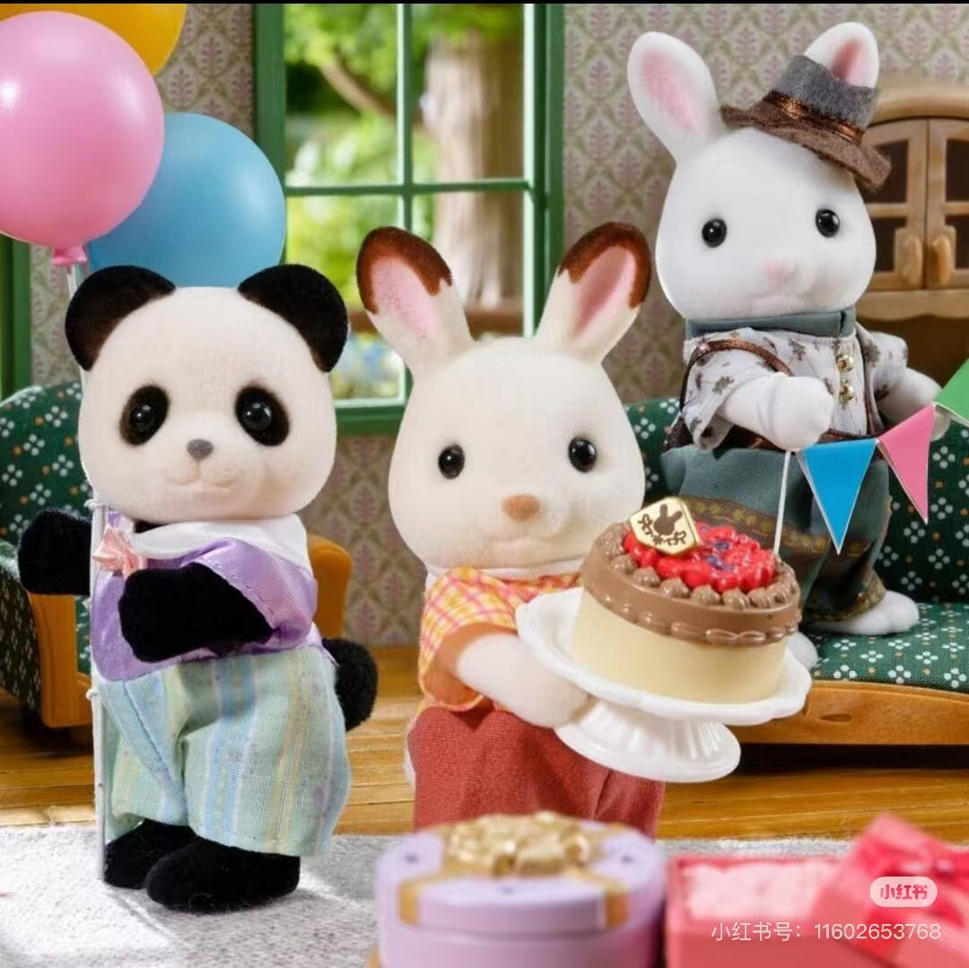 SylvanianFamilies|Pookie Panda Family-5529