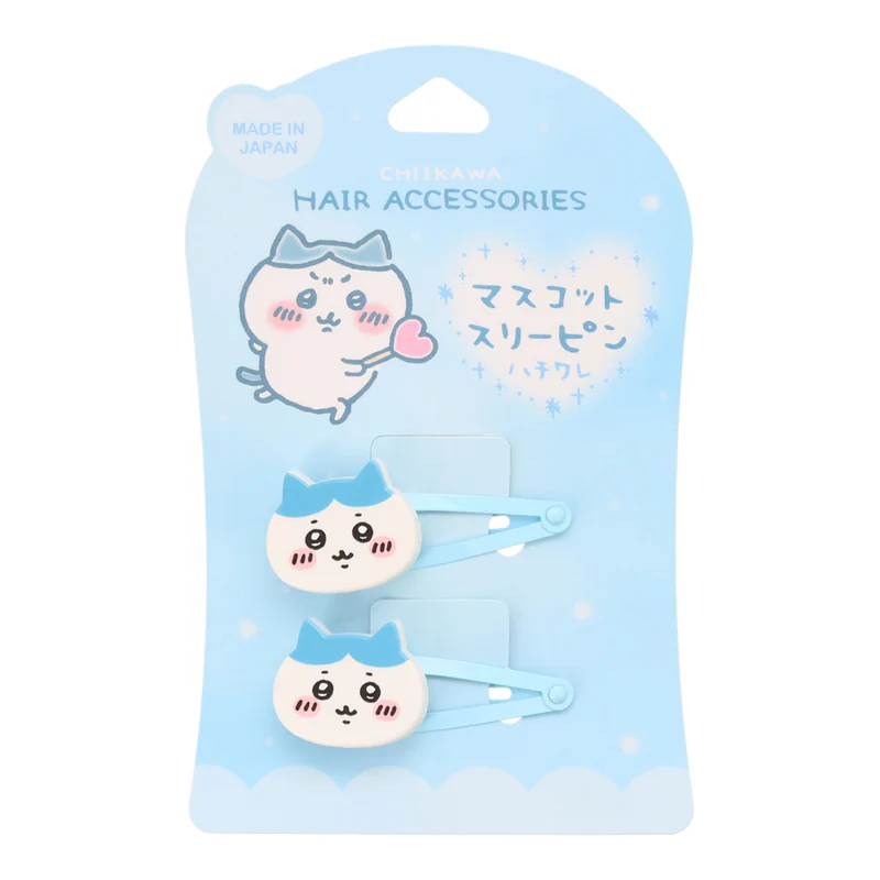 Chiikawa 吉伊卡哇|Mascot Hair Clip亚克力发夹/刘海夹/1对|约各H20×W57mm