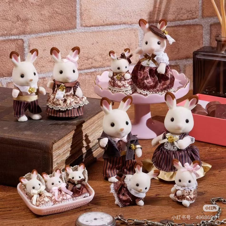 SylvanianFamilies|Chocolate Rabbit Family Anniversary Set