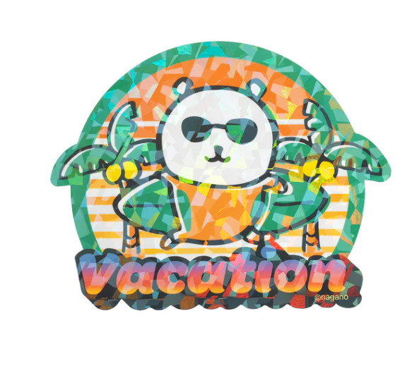 Nagano|Characters Hologram Large Sticker|H68 x W126mm approx.