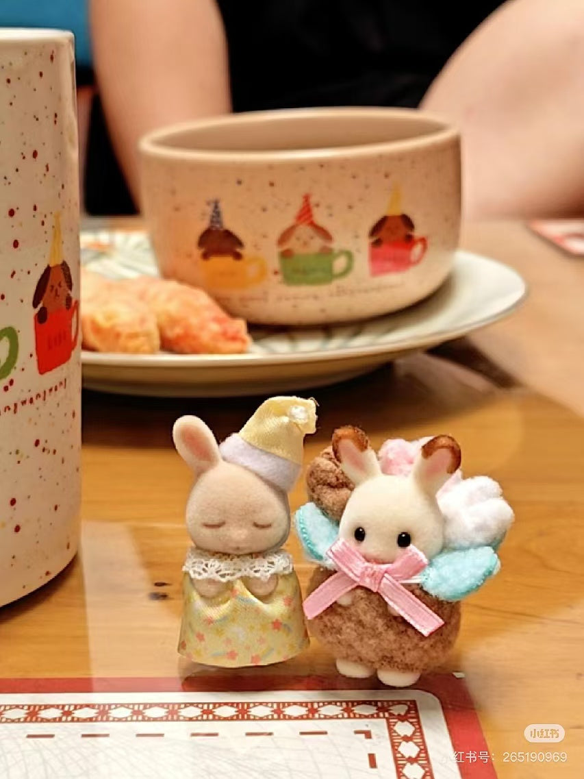 【limit 1】SylvanianFamilies|Little Baby Popcorns Rabbit Mouse Fox