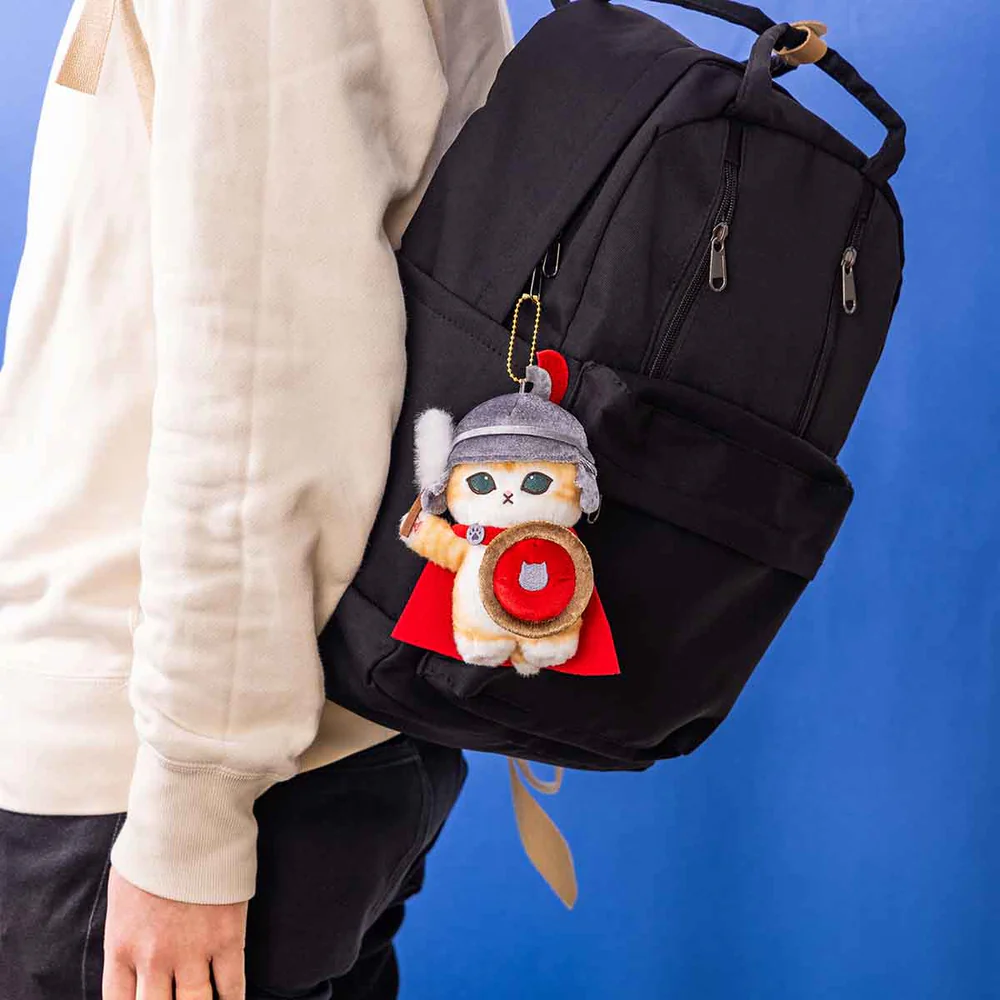 Mofusand|mofumofu journey Soldier Mascot Holder /Plush Keychain|H150 x W135 x D90mm approx.
