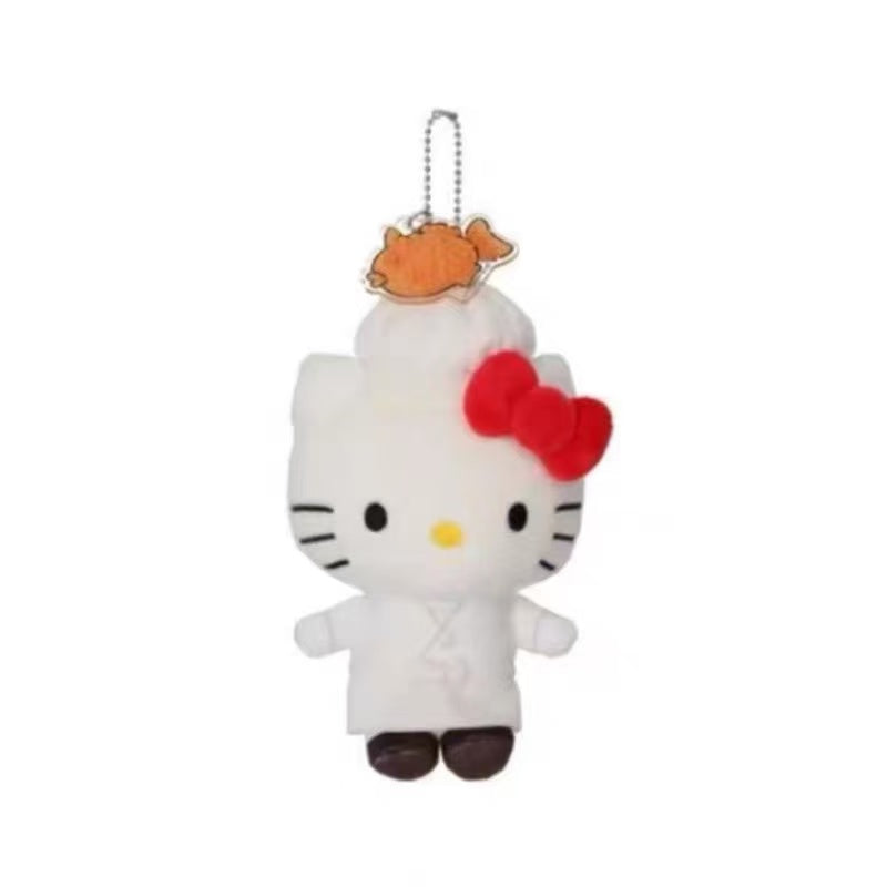 Hello Kitty|avail food Mascot Holder /Plush Keychain