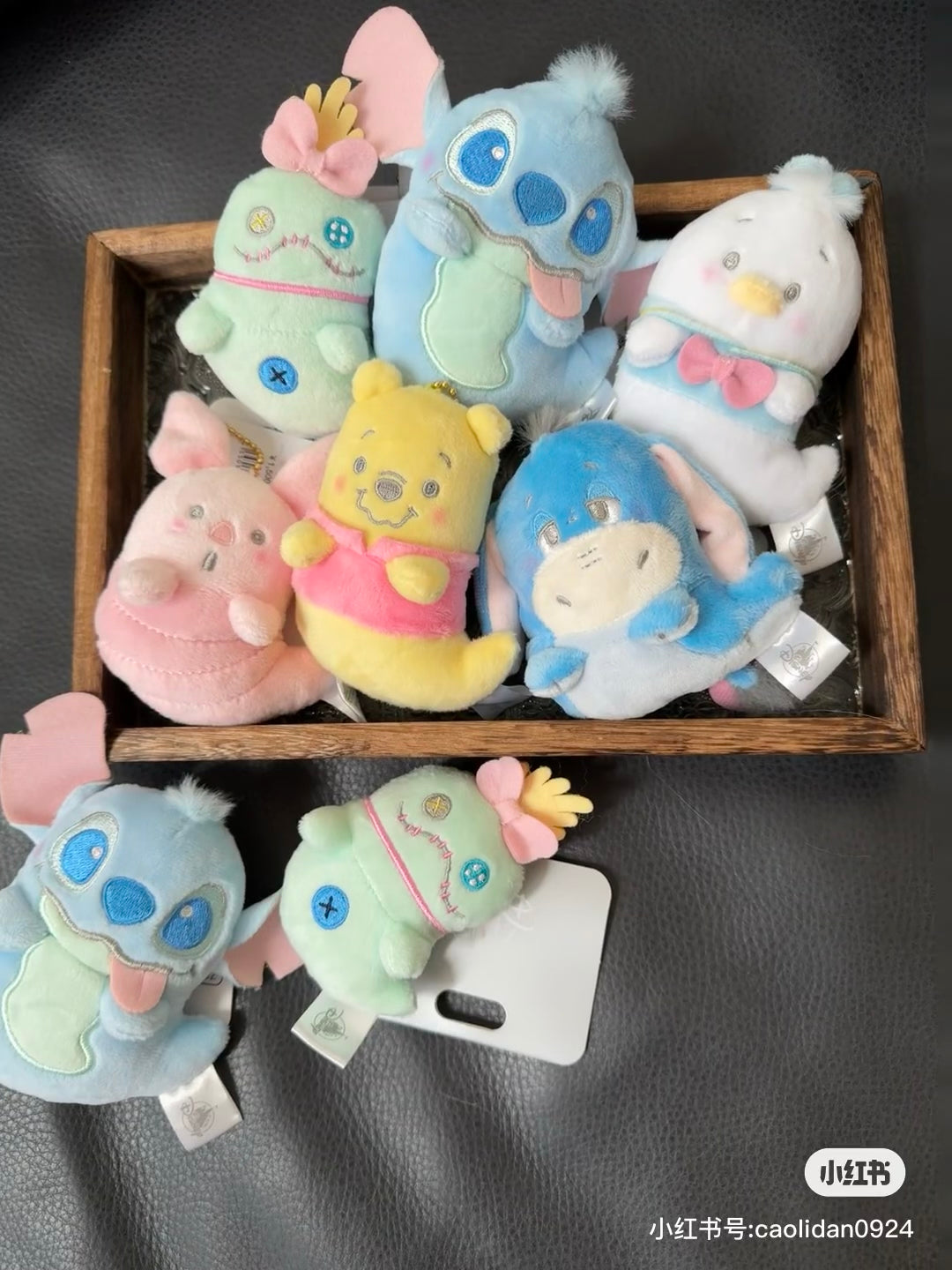 Disney迪士尼|Fluffy Plush Keychain/ Halloween Ghost万圣节幽灵扁扁毛绒挂件/包挂| 约10.5 × 7 × 5cm