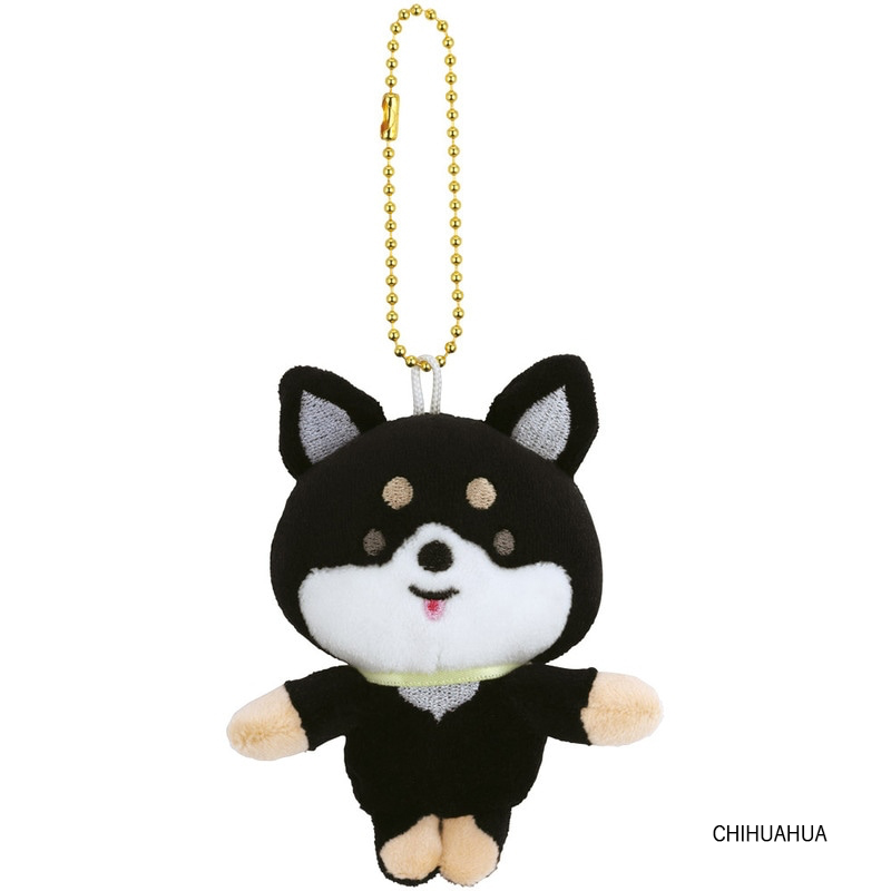 Skater | Animal puppy collection Mascot Holder / Plush Keychain | 80×45×165mm approx.