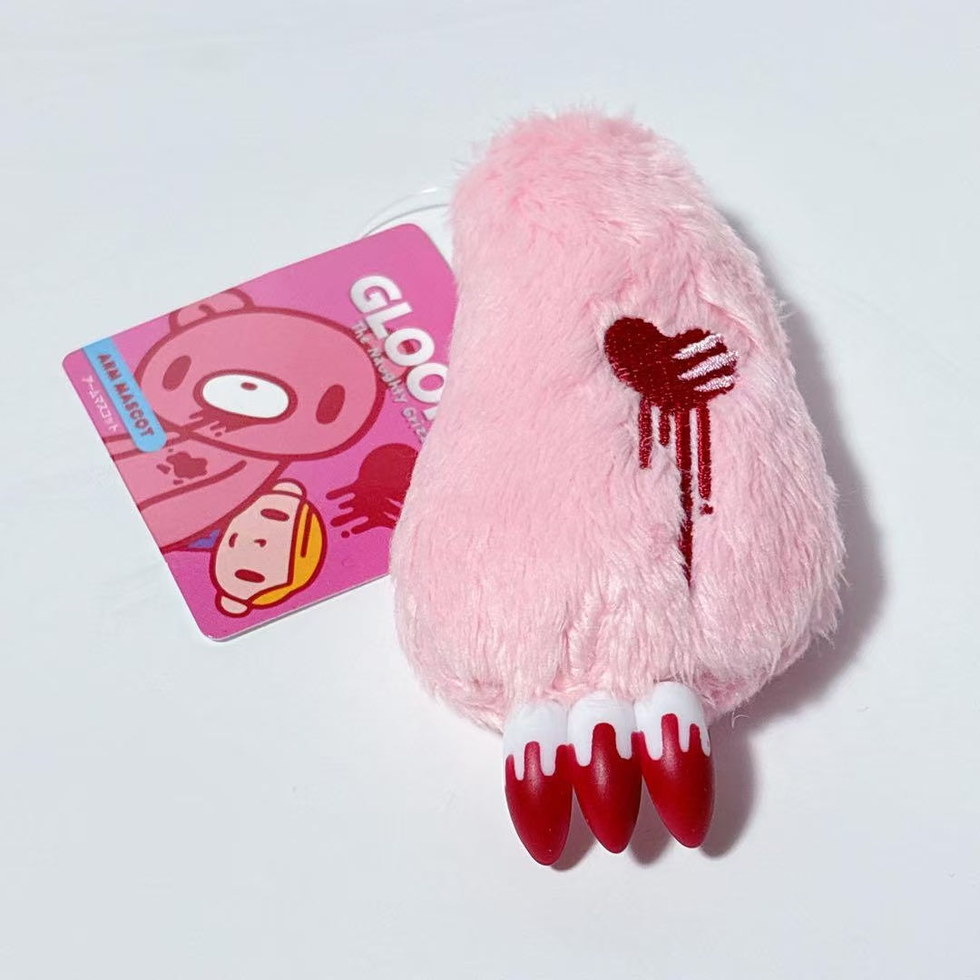 Gloomy Bear|GLOOMY The Naughty Grizzly chubbyshape Arm Mascot Holder /Plush Keychain|120 x 100 x 82mm approx.